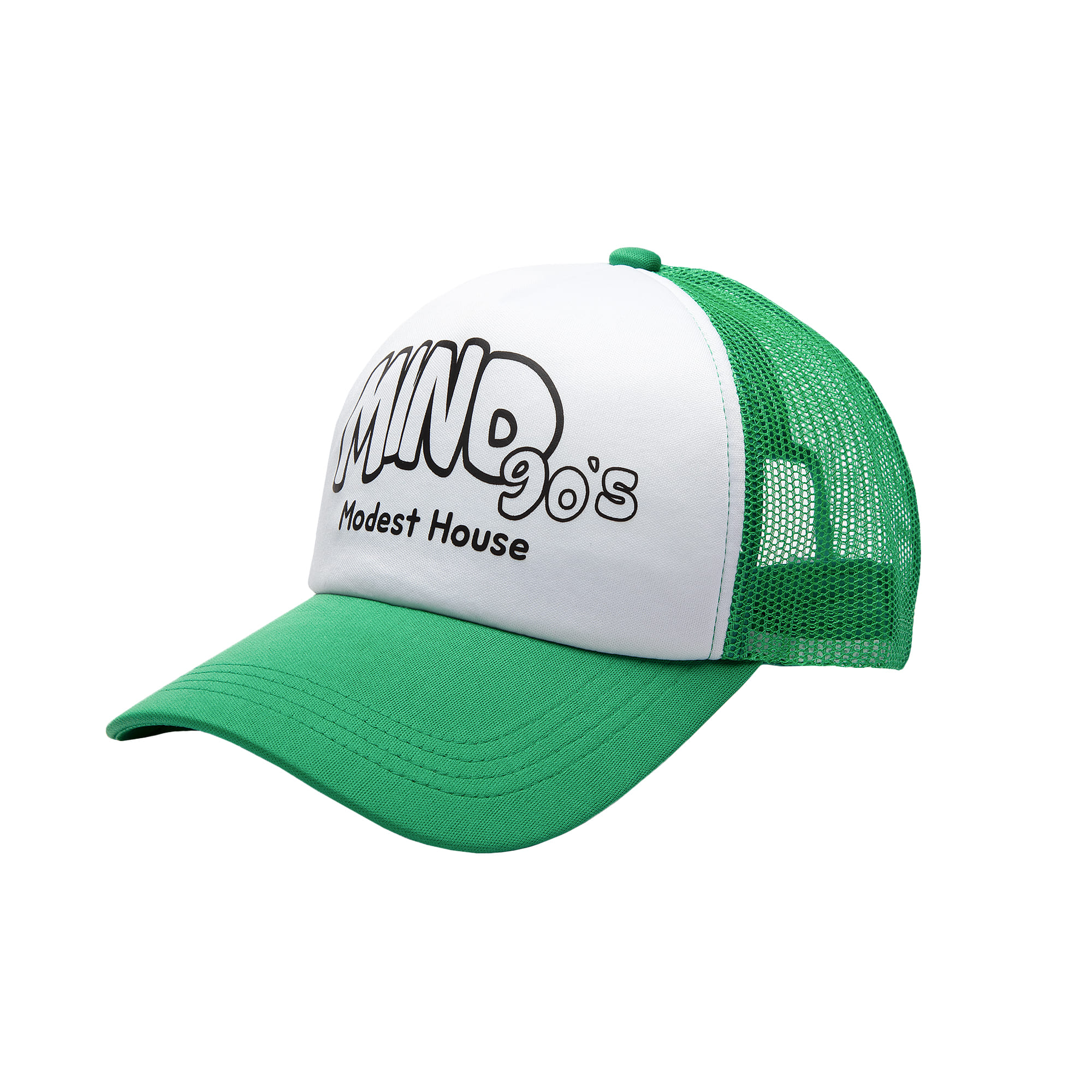 Mind 90`S X Modest House. Mesh cap (Green)