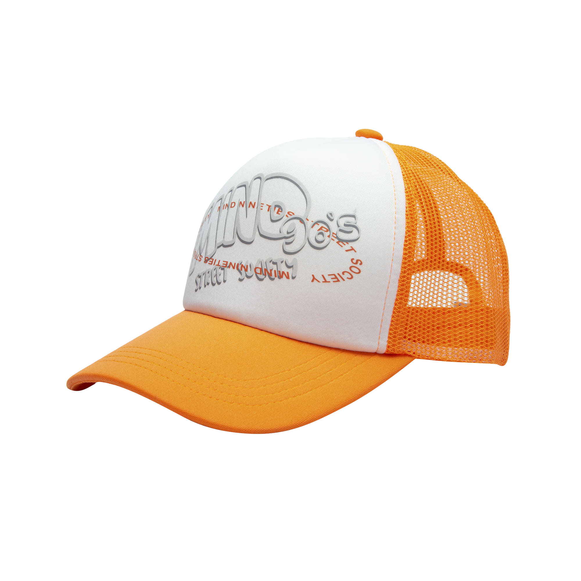 intelligence Mesh cap (Orange/ white)