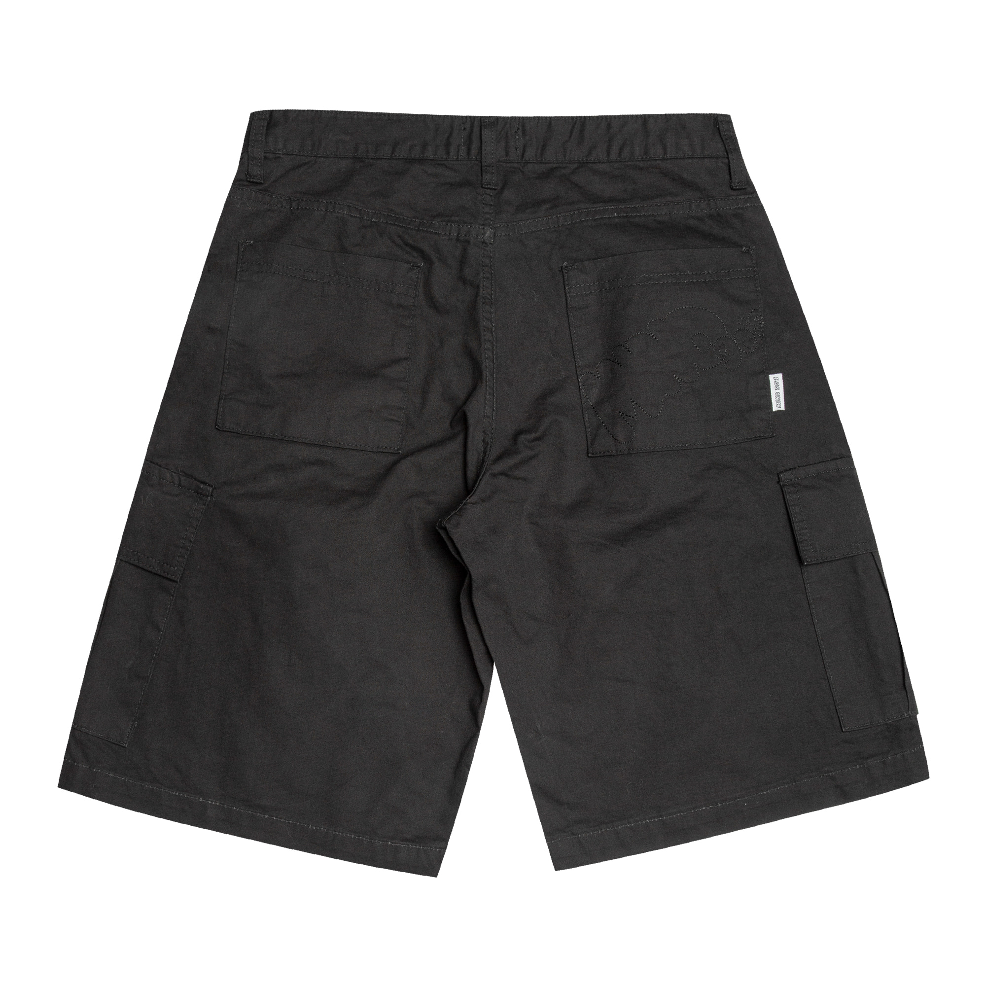 One tuck cargo shorts (Bk)
